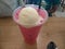 Bandung Soda ice cream vanila flavored taste drink