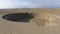 Bandurria amphitheater in the desert north of Lima