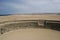 Bandurria ruins in Huacho Peru with pyramid and observatory