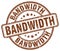 bandwidth brown stamp