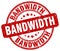 bandwidth red stamp