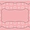 Baner pink with indian white pattern for design under your text