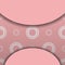 Baner pink with vintage white ornament for design under your text