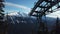 Banff Gondola Cars and Mountains