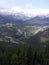 Banff Mountain Top View