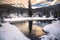 Banff National Park Winter Landscape