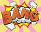 BANG comic book speech bubble