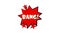 Bang explosion sound effect icon animation
