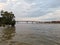 Bang Tabun Road Bridge Over the River in Thailand