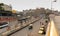 BANGALORE INDIA June 3, 2019:Buses entering into the Kempegowda Bus Station known as Majestic during morning time traffic