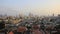 Bangkok City View With Evening Light And Smoker