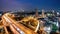 Bangkok Cityscape at twilight, Bangkok Expressway