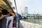 BANGKOK - JANUARY 16, 2017: Travel in Saen-Saeb canal boat, public boat. Bangkok.