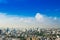 Bangkok Metropolis, aerial view over the biggest city