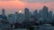Bangkok night skyline