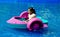 Bangkok, TH: Little Girl with Paddle Boat