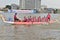 Bangkok, Thailand 20 December 2015 : China boat teams the competing