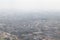 Bangkok  Thailand covered by dust in air pollution PM 2.5.Metropolitan Building Air pollution smog unhealthy environment.hazardous