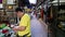 Bangkok, Thailand - December 25, 2018 : People are interested in buying amulets in the Thailand largest amulet market