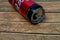 Bangkok Thailand - December 25, 2020Coca-Cola on wooden floor Editorial photo of Classic Coca-Cola can Coca-Cola Company is the mo