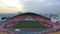 Bangkok , Thailand - December 8 ,2016 : Panoramic view of the Rajamangala , The stadium national of football Thialand team before