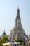 Bangkok, Thailand -  February 2, 2020, Thailand beautiful iconic decorated by ceramics and porcelains, Wat Aroon The Temple of