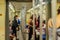 Bangkok, Thailand - February 21, 2017: Passenger arrived Sukhumvit MRT (Metropolitan Rapid Transit) subway station on late night