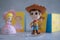 BANGKOK, THAILAND - February 6, 2022 : New box random collection, MINISO X Toy Story sell in Thailand