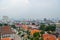 BANGKOK, THAILAND, Golden mountain, phu khao thong or Wat Saket, an ancient pagoda at Wat Saket temple in Bangkok, Thailand. South