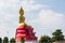 Bangkok, Thailand - Jan 20, 2016 : Temple of buddhist along Chao Phra Ya River in Bangkok.  A visit to Bangkok would not be