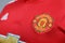 BANGKOK, THAILAND - JULY 12: The Logo of Manchester United Football Club on the Jersey on July 12,2017 in Bangkok Thailand.