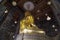 Bangkok,Thailand-July 4,2020:The big gold buddha statue in side chuch in Suthat temple at bangkok