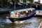 BANGKOK, THAILAND - June 14, 2019 : Water transportation by speed boat in Bangkok, Thailand