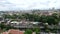 BANGKOK, THAILAND- JUNE, 22, 2017: pan of bangkok city looking east from phu khao thong, golden mount, at wat saket