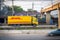 Bangkok Thailand - March 10 : DHL truck delivery on highway at Rama II road, March 10, 2018 in Bangkok, Thailand