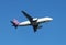 Bangkok, Thailand - March 4, 2018 Thai airways or Thai Smile Airbus A320 Passenger plane takes off from Airport