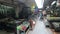 Bangkok, Thailand - March 5, 2018 : General view of amulets market at Tha Phra Chan, Bangkok