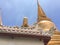 Bangkok ,Thailand  May 14, 2019: Wat Bowonniwet Vihara.The hightlights of the temple are Uposatha Hall, the Main Gateway, The Red