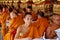 Bangkok, Thailand: Monks at Suthat Temple