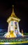 Bangkok,Thailand on November13,2017:Night scene of Replica of the Royal Crematorium for the Royal Cremation of His Majesty King Bh