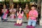 Bangkok, Thailand: People Praying at Erawan Shrine