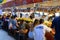 Bangkok, Thailand, September 9, 2019: Tourists are having street food