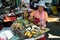 Bangkok, Thailand: Woman Selling Fried Bananas