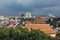 Bangkok urban area. Old and modern, new and decrepit buildings nearby