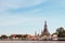 Bangkok Wat Arun temple of dawn seen from Chao Praya River