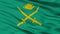 Bangladesh Army Flag Closeup View