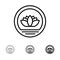 Bangladesh, Bangladeshi, Coin, Coins Bold and thin black line icon set