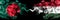 Bangladesh, Bangladeshi vs Hungary, Hungarian smoky mystic flags placed side by side. Thick colored silky abstract smokes flags