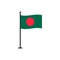 Bangladesh flag vector isolated 4