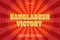Bangladesh victory editable text effect 3 dimension emboss comic style